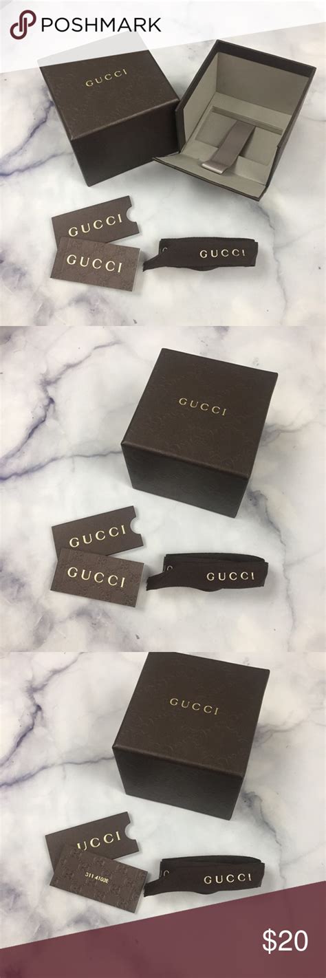 gucci icon jewelry box set|empty gucci boxes.